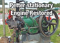 Petter stationary Engine Restored