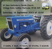 St John Ballinderry Parish Church Vintage Rally