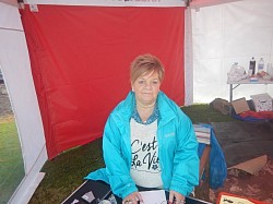 Janet Trenor at County Armagh Vintage Vehicle Club Vintage Rally 2016