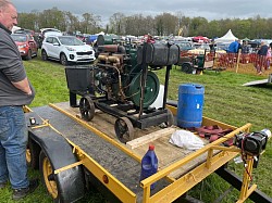 Vintage Stationary Engine at Shane Castle Steam & Vintage Rally 2023